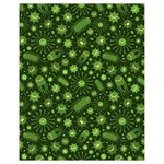 Seamless Pattern With Viruses Drawstring Bag (Small)