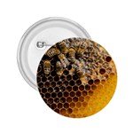Honeycomb With Bees 2.25  Buttons