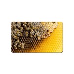 Honeycomb With Bees Magnet (Name Card)