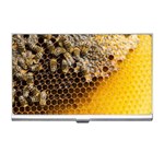 Honeycomb With Bees Business Card Holder