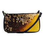 Honeycomb With Bees Shoulder Clutch Bag