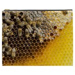 Honeycomb With Bees Cosmetic Bag (XXXL)