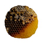 Honeycomb With Bees Standard 15  Premium Flano Round Cushions