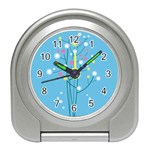 glittering tree Travel Alarm Clock