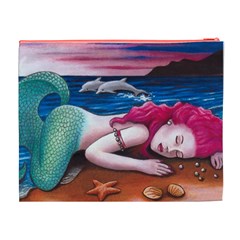 Mermaid 12 Cosmetic Bag (XL) from UrbanLoad.com Back