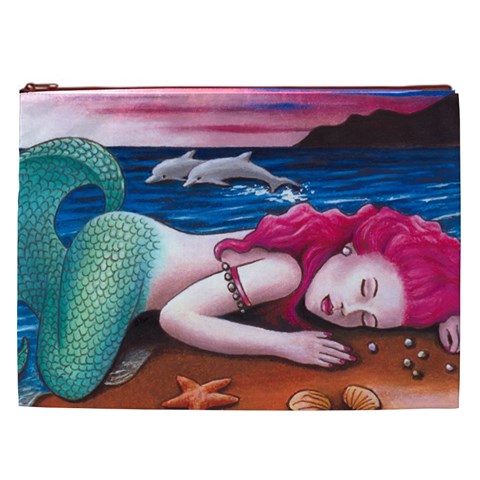 Mermaid 12 Cosmetic Bag (XXL) from UrbanLoad.com Front
