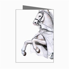 templar on rearing horse Mini Greeting Card from UrbanLoad.com Right