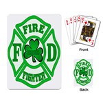 IRISH FIREFIGHTER-trans Playing Cards Single Design