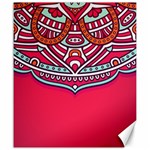 Red Mandala Canvas 20  x 24 