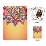 Yellow Mandala Playing Cards Single Design (Rectangle)