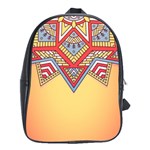 Yellow Mandala School Bag (Large)