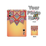 Yellow Mandala Playing Cards 54 Designs (Mini)