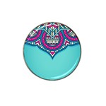 Blue Mandala Hat Clip Ball Marker (10 pack)