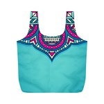 Blue Mandala Full Print Recycle Bag (M)