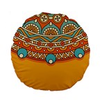 Sunshine Mandala Standard 15  Premium Round Cushions