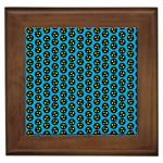 0059 Comic Head Bothered Smiley Pattern Framed Tile