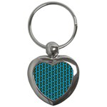 0059 Comic Head Bothered Smiley Pattern Key Chain (Heart)