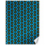 0059 Comic Head Bothered Smiley Pattern Canvas 12  x 16 