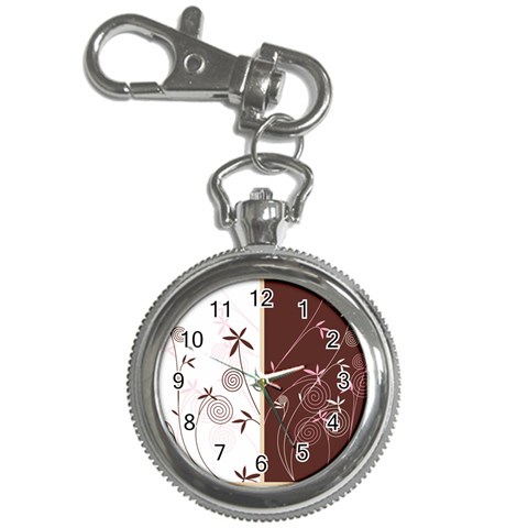 Floral Deco Key Chain Watch from UrbanLoad.com Front