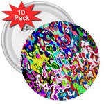 Colorful paint texture                                                    3  Button (10 pack)