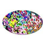 Colorful paint texture                                                    Magnet (Oval)