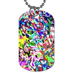 Colorful paint texture                                                    Dog Tag (One Side)