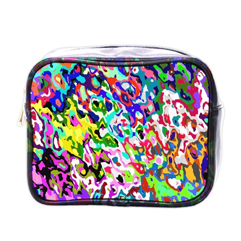 Colorful paint texture                                                    Mini Toiletries Bag (One Side) from UrbanLoad.com Front