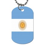 Flag_of_Argentina Dog Tag (Two Sides)