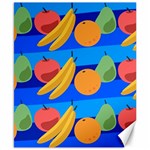 Fruit Texture Wave Fruits Canvas 8  x 10 