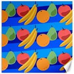 Fruit Texture Wave Fruits Canvas 12  x 12 