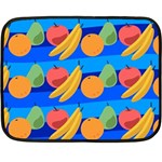 Fruit Texture Wave Fruits Fleece Blanket (Mini)