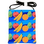 Fruit Texture Wave Fruits Shoulder Sling Bag