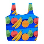 Fruit Texture Wave Fruits Full Print Recycle Bag (L)