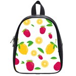 Strawberry Lemons Fruit School Bag (Small)