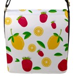 Strawberry Lemons Fruit Flap Closure Messenger Bag (S)