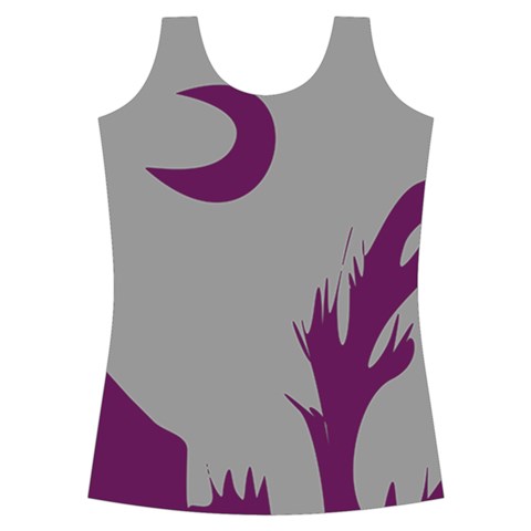 Graphic arts.Criss Cross Back Tank Top  from UrbanLoad.com Front