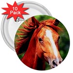 horses 3  Button (10 pack)