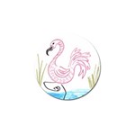 Pink Flamingo Golf Ball Marker