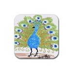 Eyes of India Rubber Coaster (Square)