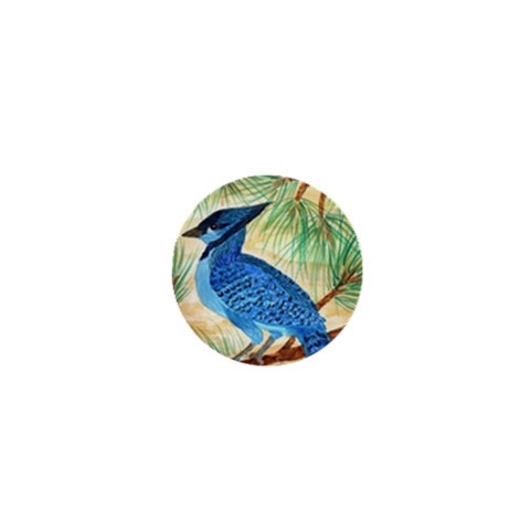 Blue Jay 1  Mini Button from UrbanLoad.com Front