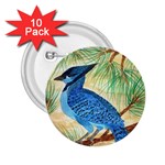 Blue Jay 2.25  Button (10 pack)