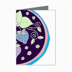 Strawberries on Lilac Mini Greeting Cards (Pkg of 8)