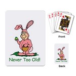 Easter bunny (Custom) Playing Cards Single Design