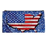 Usa-map-and-flag-on-cement-wall-texture-background-design-1591646654pet Pencil Case