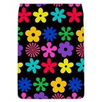 Colorful flowers on a black background pattern                                                           BlackBerry Q10 Hardshell Case