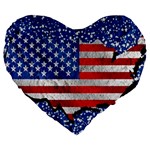 usa-map-and-flag-on-cement-wall-texture-background-design-1591646654pet Large 19  Premium Heart Shape Cushion