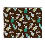 Easter rabbit pattern Cosmetic Bag (XL)