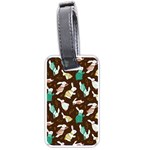 Easter rabbit pattern Luggage Tag (two sides)