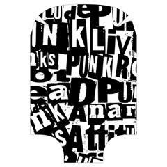 Punk Lives Luggage Cover (Large) from UrbanLoad.com Back