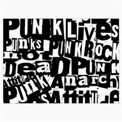 Punk Lives Roll Up Canvas Pencil Holder (L) from UrbanLoad.com Front